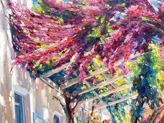 "Courtyard in Greece"