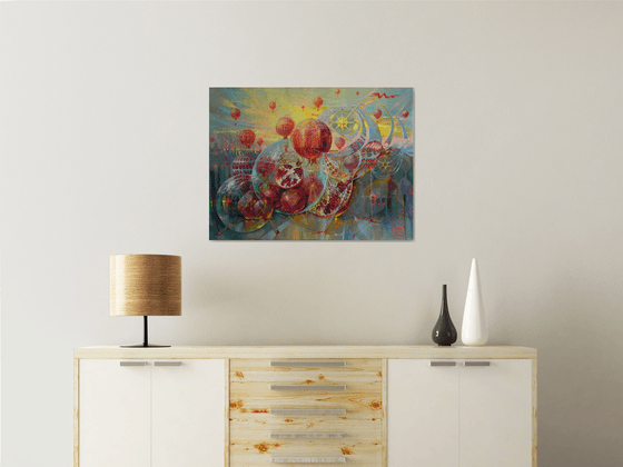 "Takeoff" Original art Oil on canvas Contemporary home decor