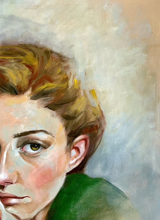 The girl with the Rose