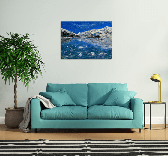 Glacier Bay ( Large 40"x30"-102cm x 76cm)