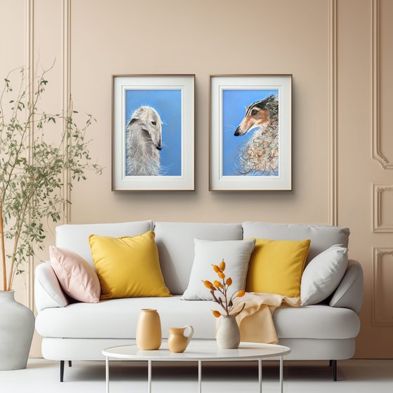 Dog Portraits Soft Pastel