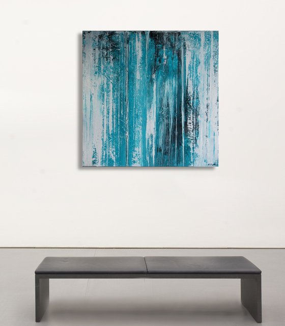 Amazonite Revealed II (100 x 100 cm) XXL (40 x 40 inches)