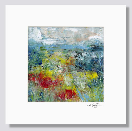 Garden Song 5 - Abstract Flower Art by Kathy Morton Stanion