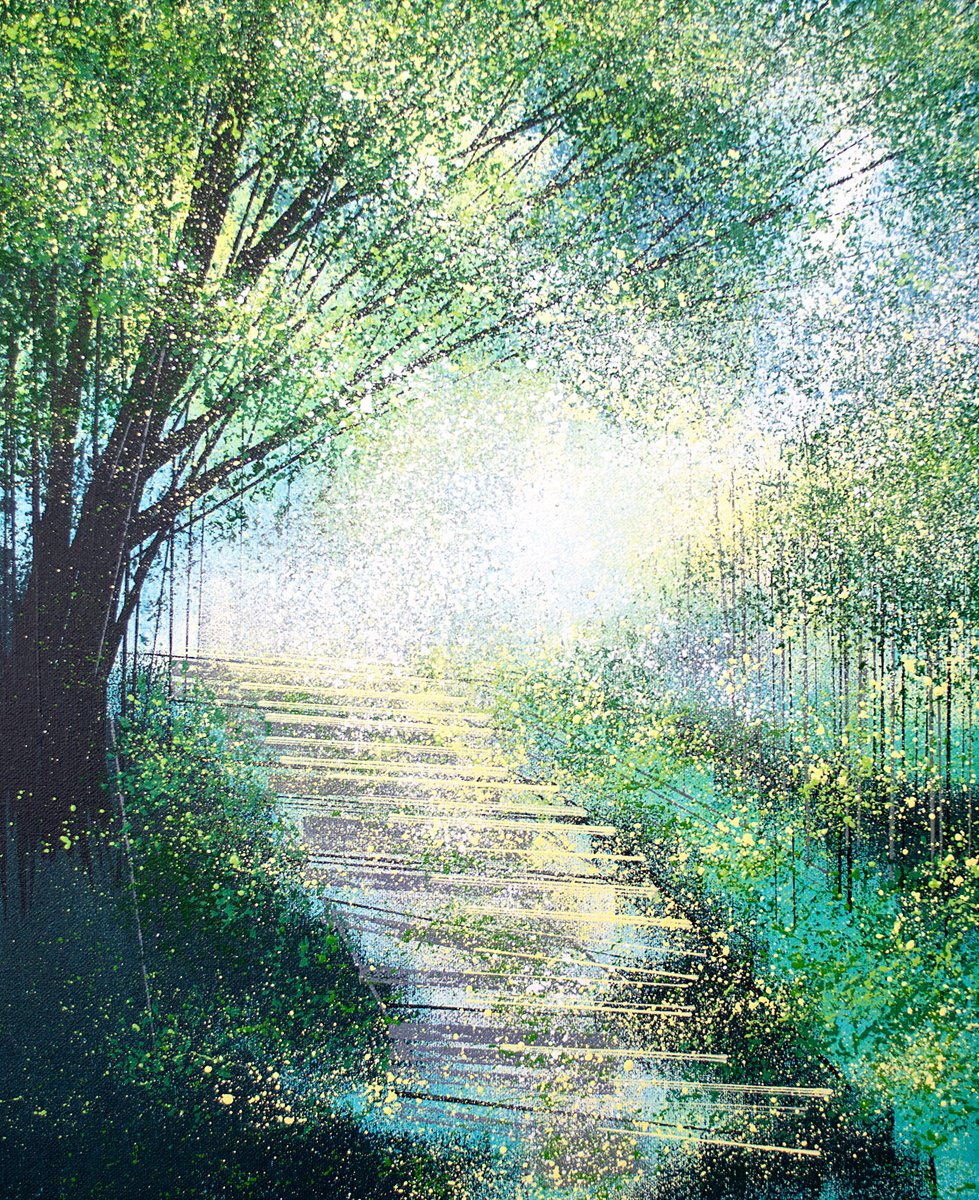  The Big Tree In Spring By Marc Todd, 18 X 22, Artwork For Sale On Artfinder