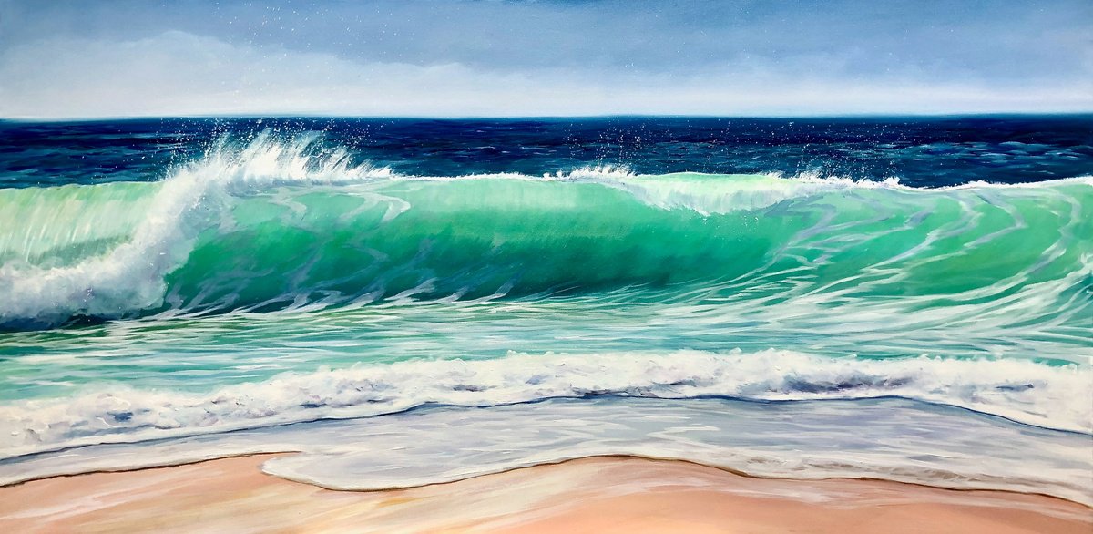 Sea Green Wave by Catherine Kennedy
