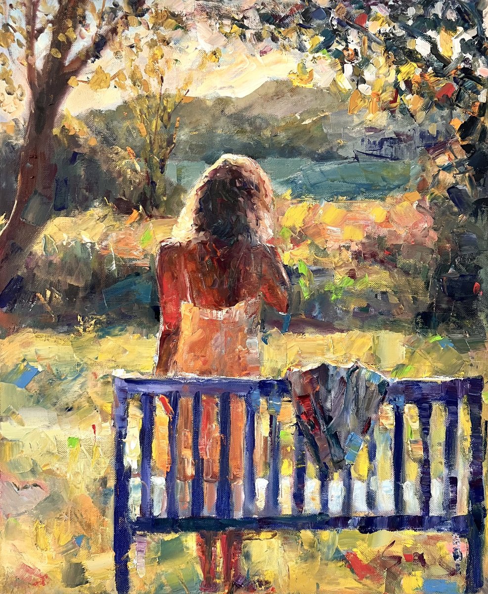 Liubou Sas | Original Oil Painting | Delightful Autumn | 50 X 60Cm | Artwork For Sale On Artfinder
