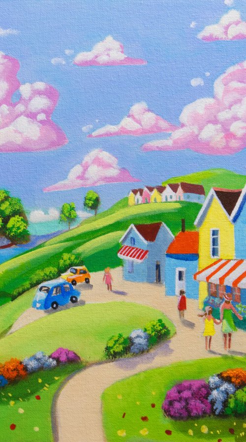 Seaside Shops in Bloom by Gordon Bruce