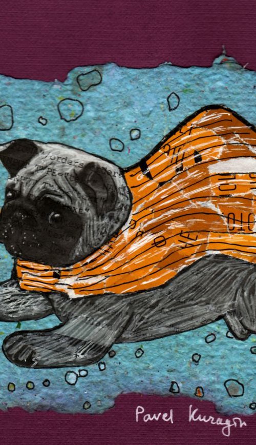 Super pug by Pavel Kuragin