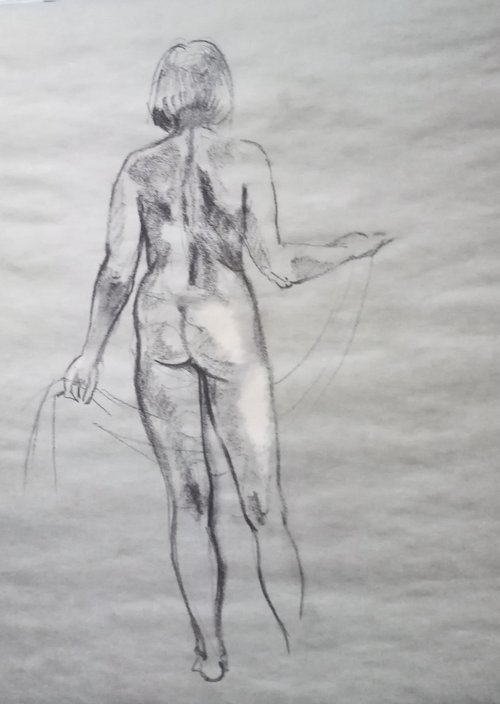 Figure study 14 01 by Oxana Raduga