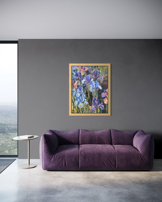 When the irises were big