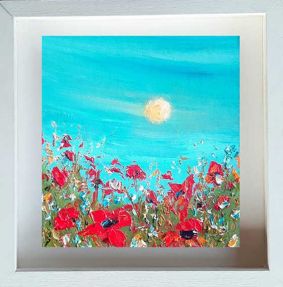 Summer Memories- Red Poppies in the sun