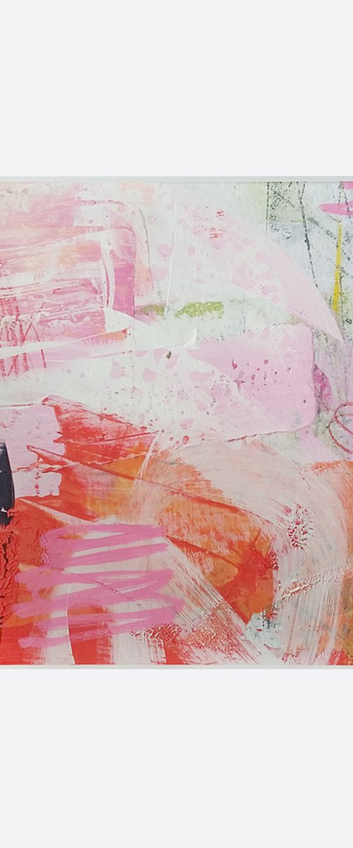 Blush #5 (original abstract painting) by Carolynne Coulson