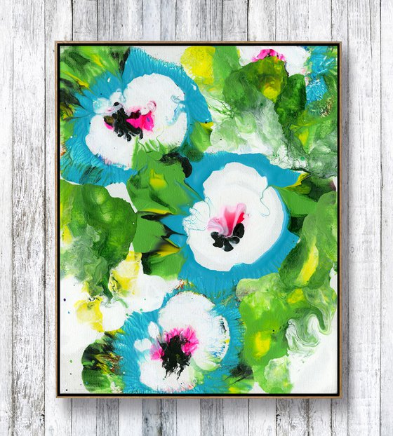 Blooming Magic 84 - Floral Painting by Kathy Morton Stanion