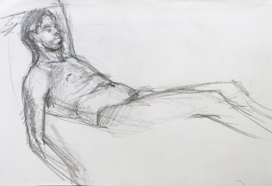 Sketch of Human body. Man 13