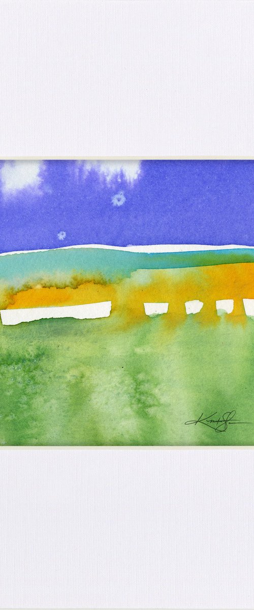 Watercolor Abstract 14 by Kathy Morton Stanion