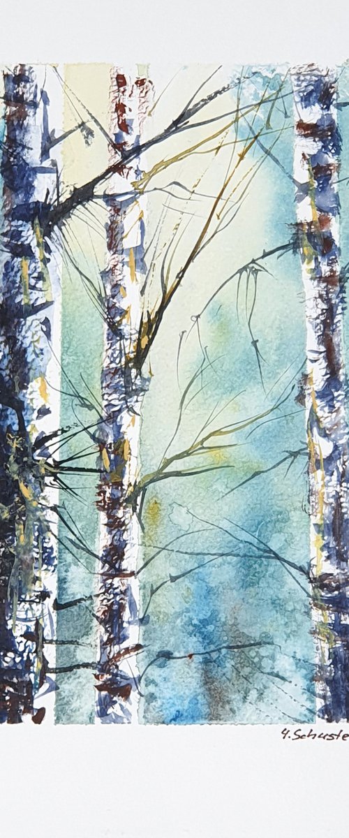 18/20 ORIGINAL WATERCOLOR p... by Yulia Schuster