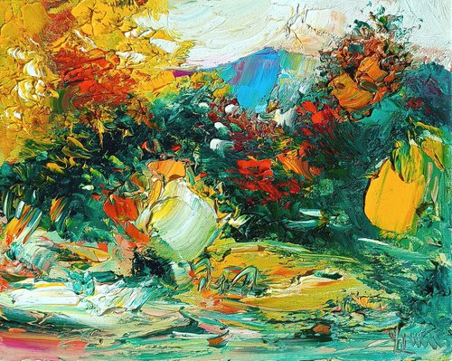 Abstract Autumn Panorama by Vlas Ayvazyan