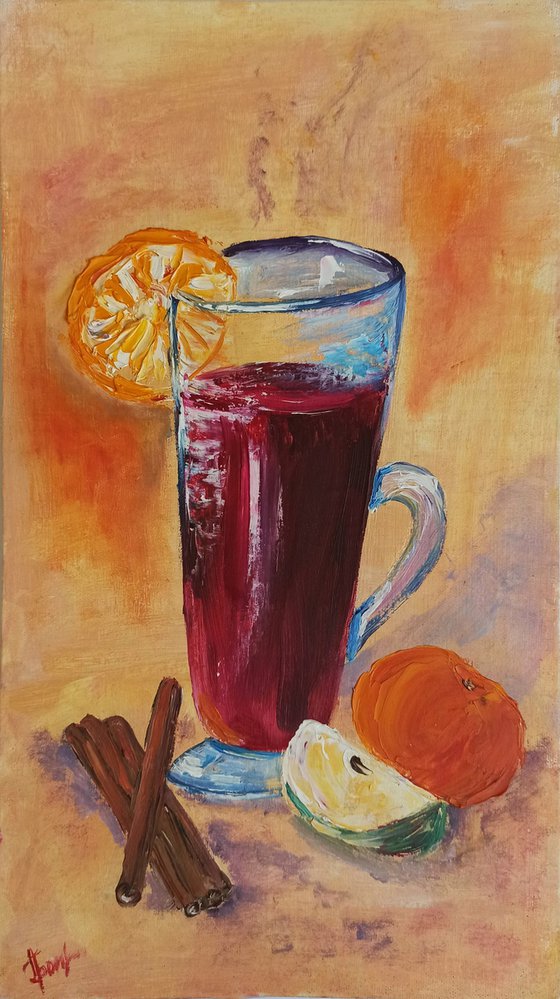 Mulled wine. still life