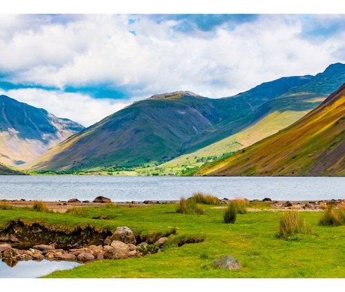 Wastwater Panoramic -  English Lake District by Michael McHugh