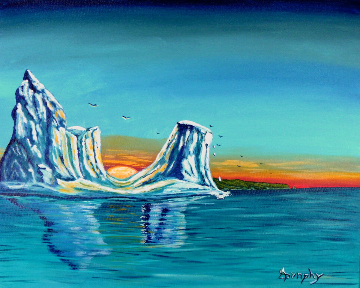 Crumbling Ice by Dunphy Fine Art