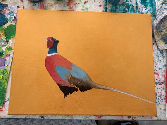 Pheasant ~ on Gold