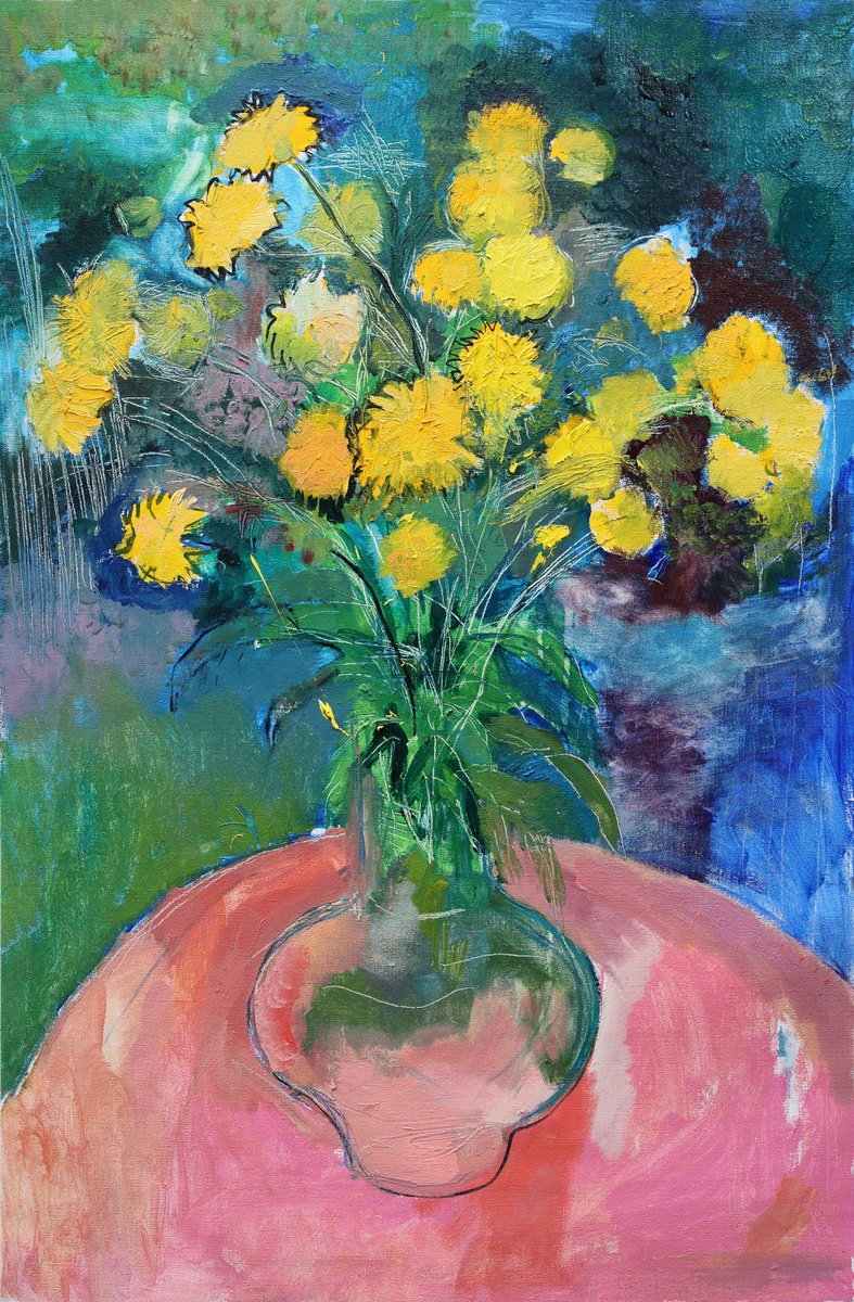 Rudbeckia By Artem Andreichuk, 28 X 43, Artwork For Sale On Artfinder