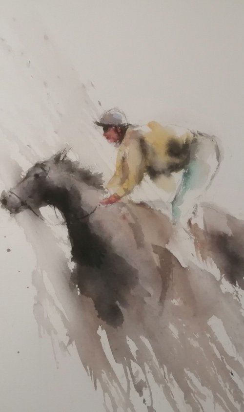 the horse race 24 by Giorgio Gosti