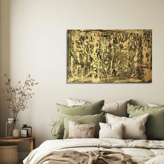 Gold Leaf 110x60x2 cm