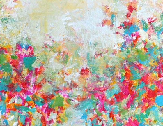 Sunshine Blooms 24x24 inches