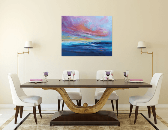 "You Are The Reason" - Cornish Seascape, Art, Skyscape