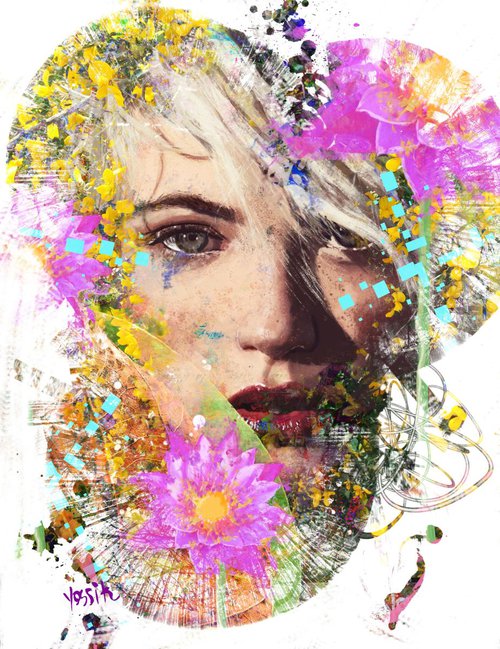 blooming in the garden by Yossi Kotler