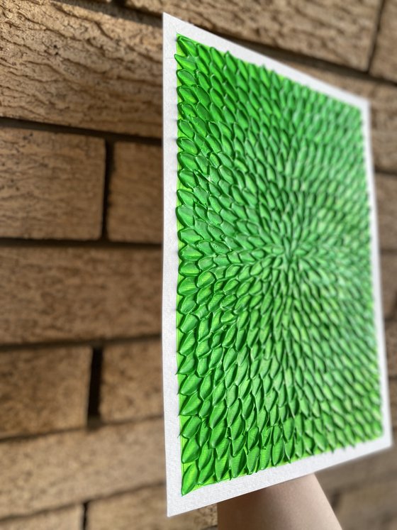 Fluorescent cactus (on paper, unframed)