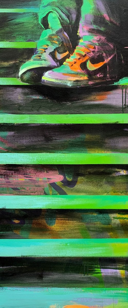 Green sneakers by Yaroslav Yasenev