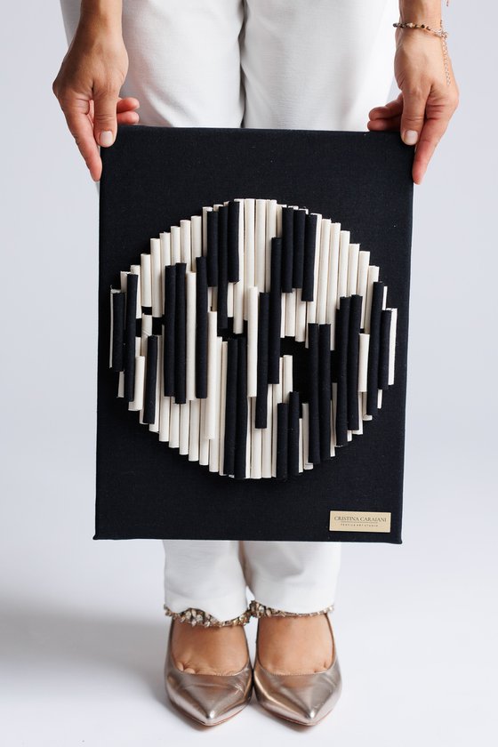 Black and White Circle
