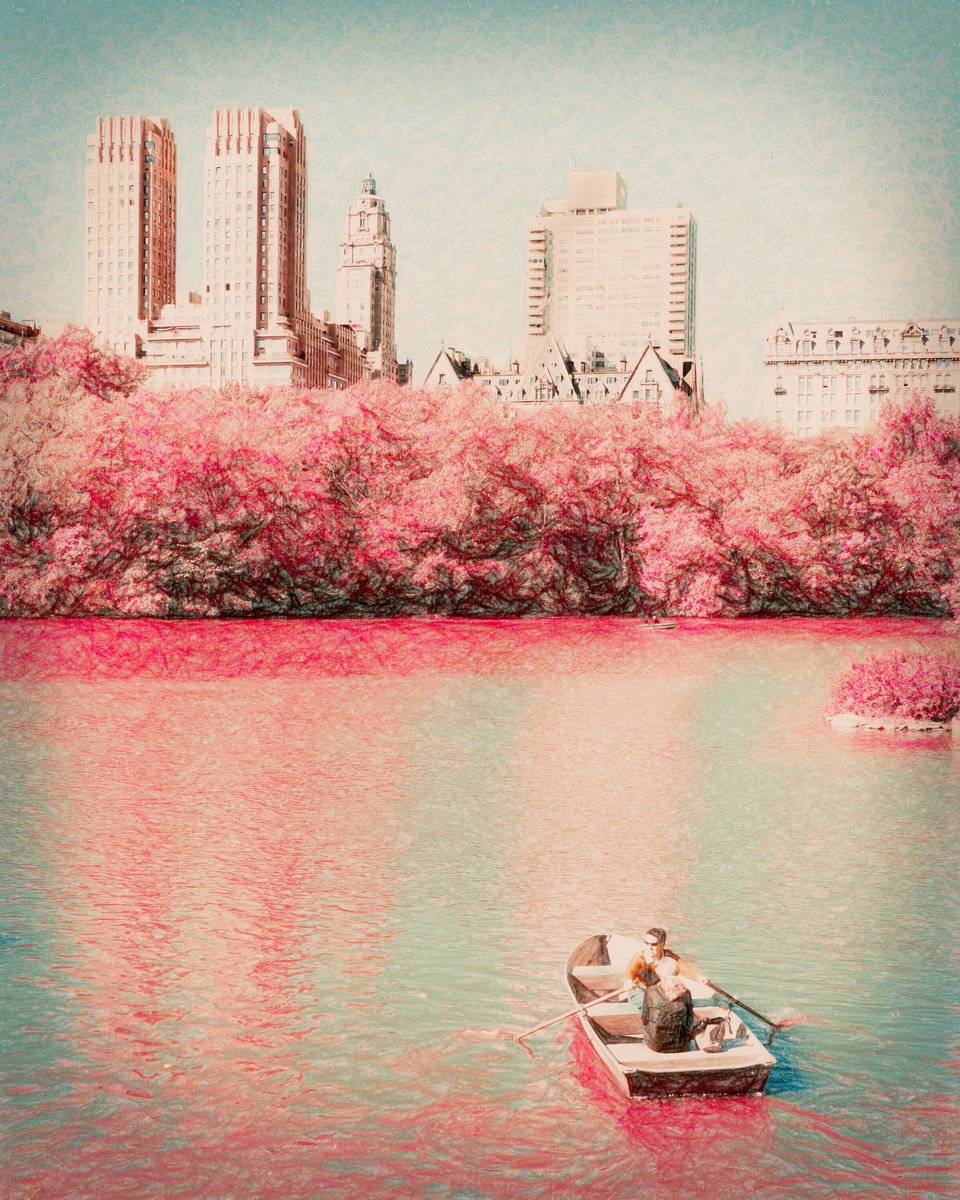 Impressionistic Photograph , Rowing To San Remo By Louise O