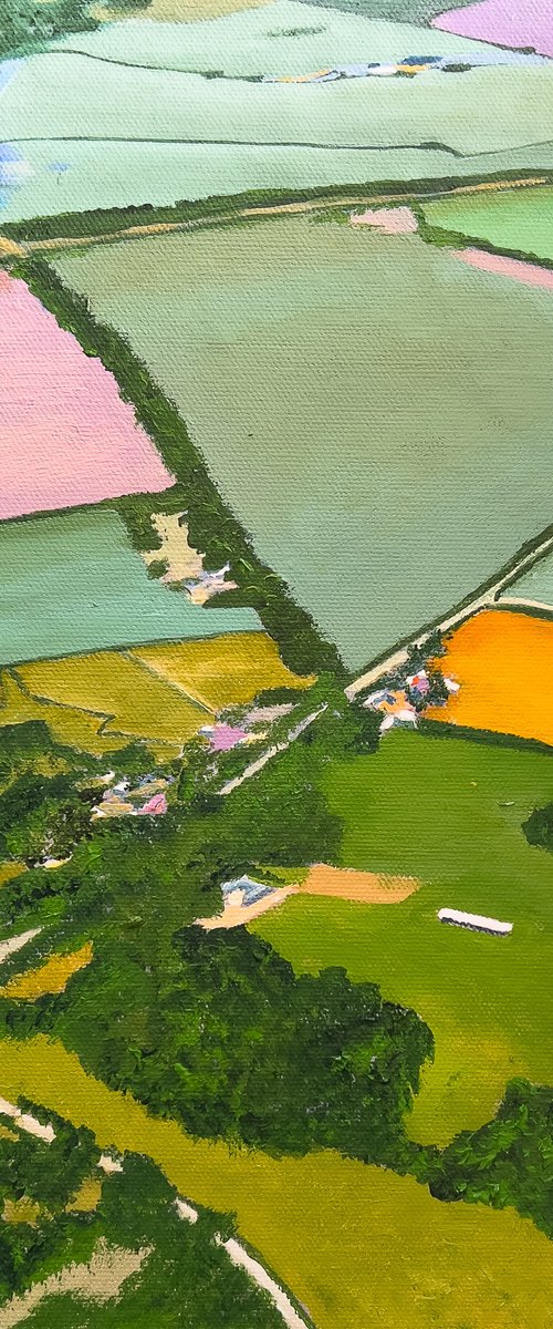 The Playing Fields - Rugby by KM Arts