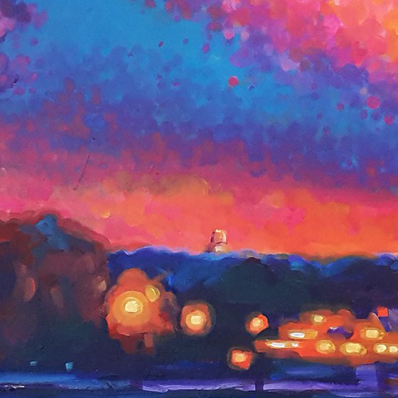 Paris Sunset Glow