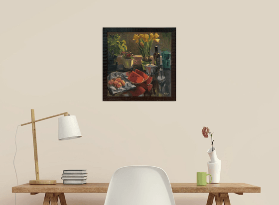 Breakfast time - Kitchen painting