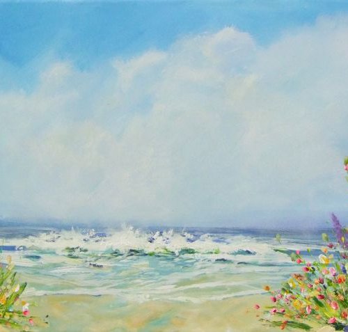 A walk on the beach by Emma Sian Pritchard