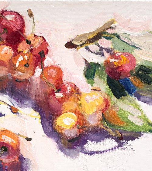 Cherries by Nataliia Nosyk