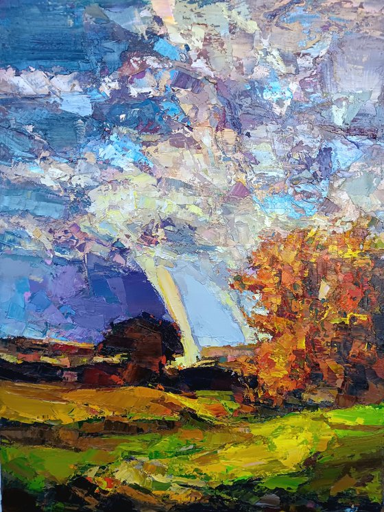 Landscape With Rainbow