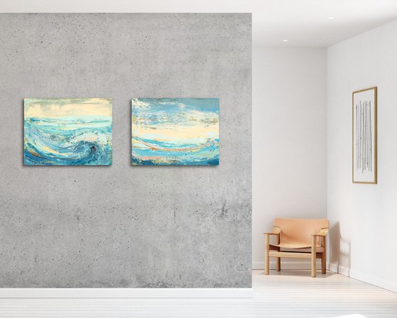 Diptych (emotional seascapes)