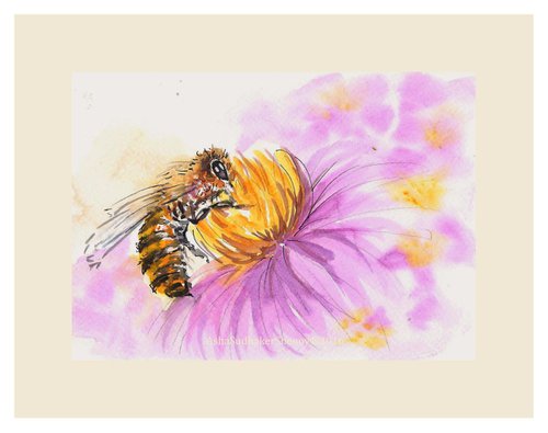 The bumblebee - To Bee or not to bee by Asha Shenoy