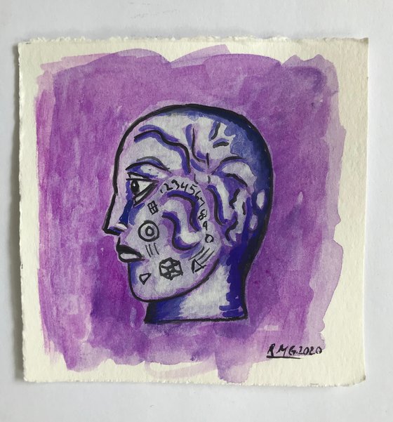 Purple Head'