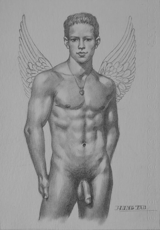Angel of male nude #171212