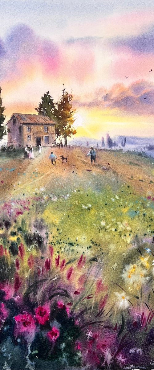A Little Piece of Tuscany by Eugenia Gorbacheva