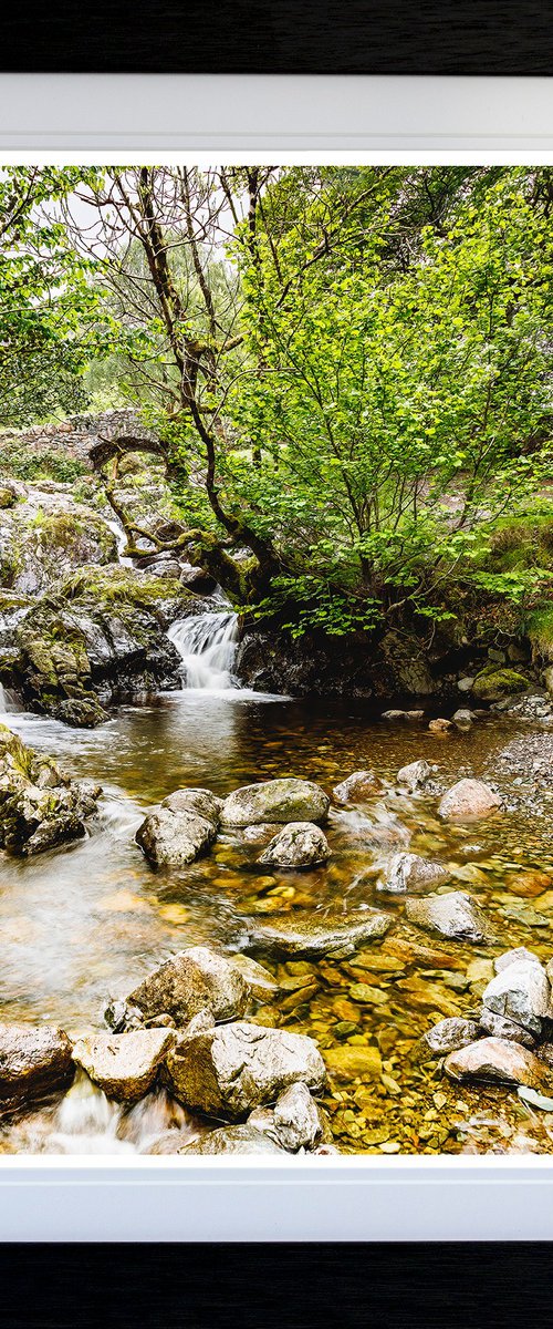 Ashness Bridge  Portrait Lake District UK by Michael McHugh