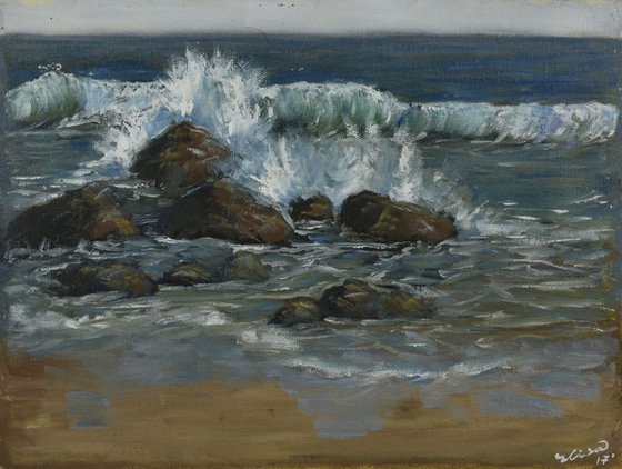 "Crystal Cove waves"