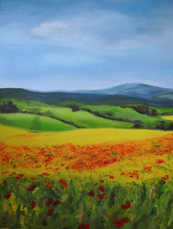 Field with poppies 2
