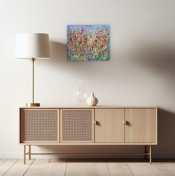 Pollocks Meadow Bloom Original Art